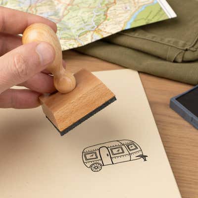 Camper Craft Stamp - alternate view