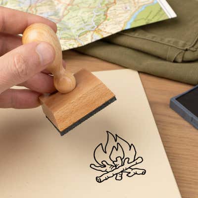 Campfire Craft Stamp - alternate view