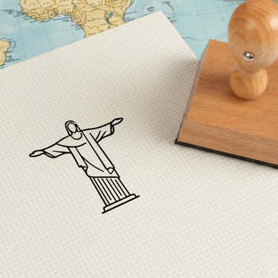 Christ the Redeemer Craft Stamp - alternate view
