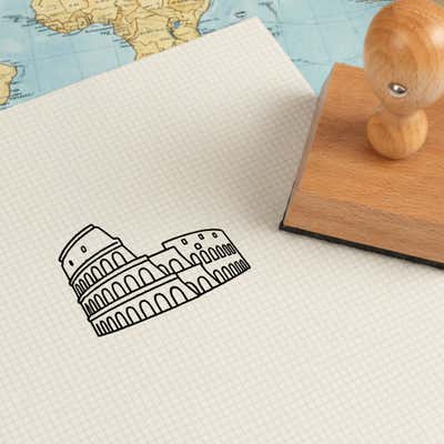 Colosseum Craft Stamp - alternate view