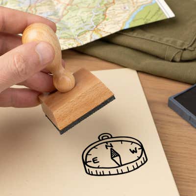 Compass Craft Stamp - alternate view