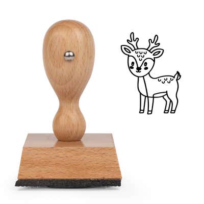 Cute Deer Craft Stamp - alternate view