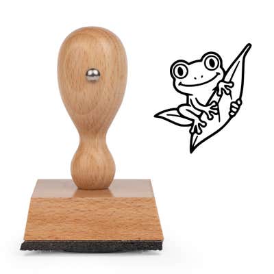 Cute Frog Craft Stamp - alternate view