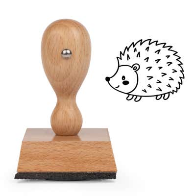 Cute Hedgehog Craft Stamp - alternate view