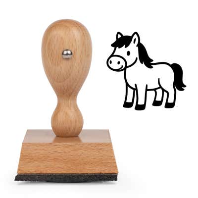 Cute Horse Craft Stamp - alternate view