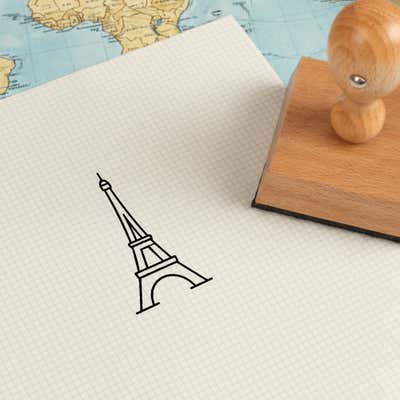 Eiffel Tower Craft Stamp - alternate view