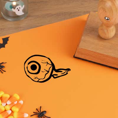 Watchful Eyeball Craft Stamp - alternate view