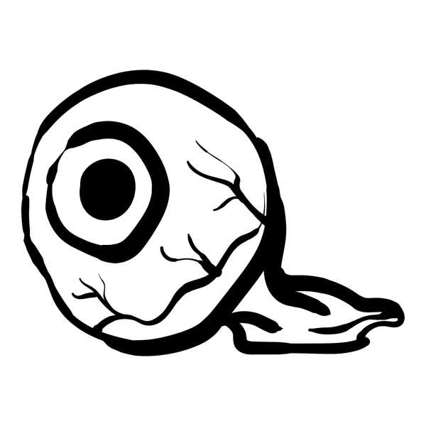 Watchful Eyeball Craft Stamp