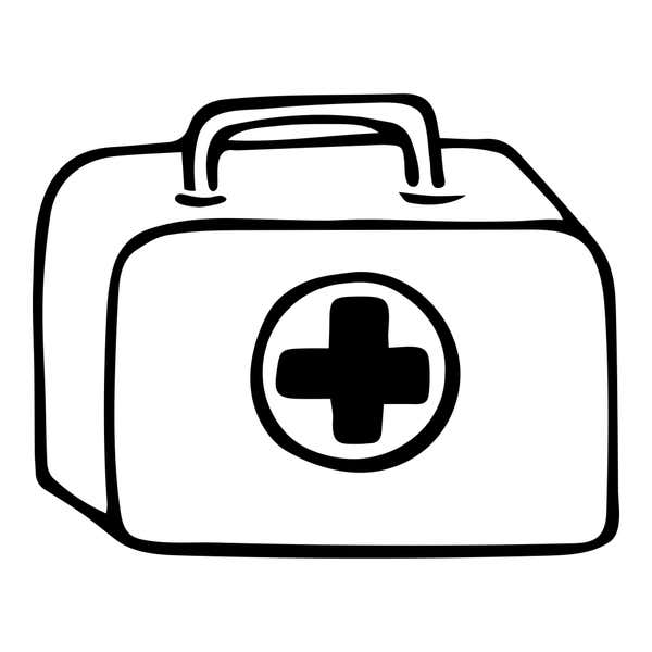 First Aid Kit Craft Stamp
