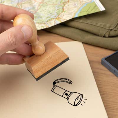 Flashlight Craft Stamp - alternate view
