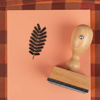 Fern Frond Craft Stamp - alternate view