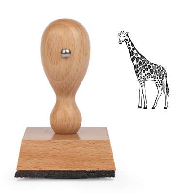 Safari Giraffe Craft Stamp - alternate view