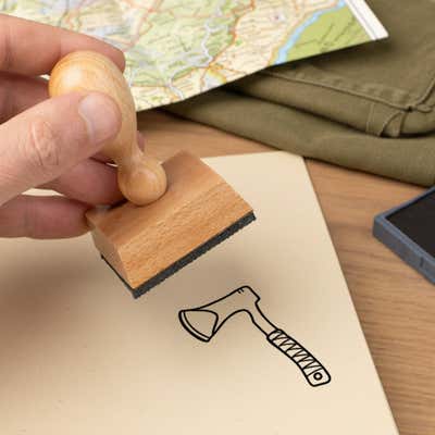Hatchet Craft Stamp - alternate view