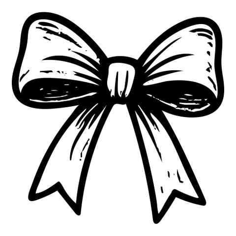 Festive Gift Bow Craft Stamp