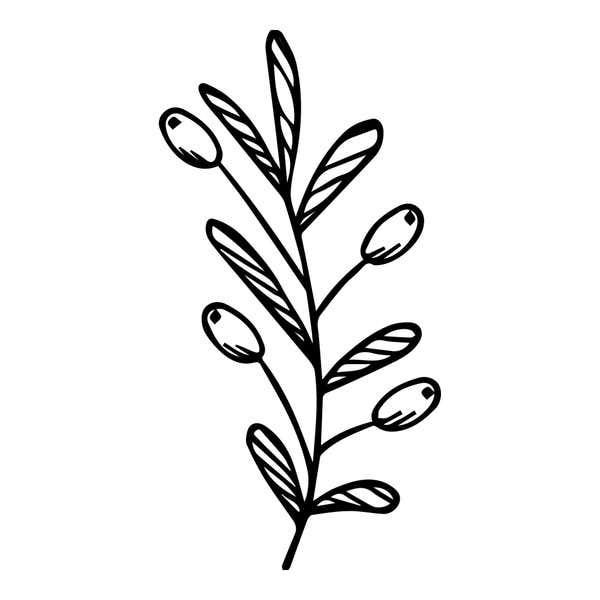 Cheerful Holiday Sprig Craft Stamp