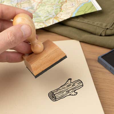 Log Craft Stamp - alternate view