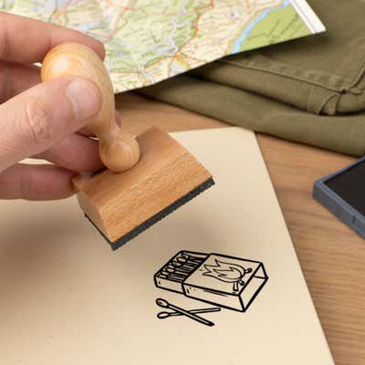 Matches Craft Stamp - alternate view