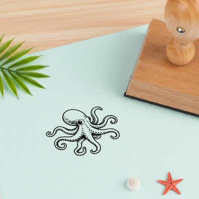 Ocean Octopus Craft Stamp - alternate view
