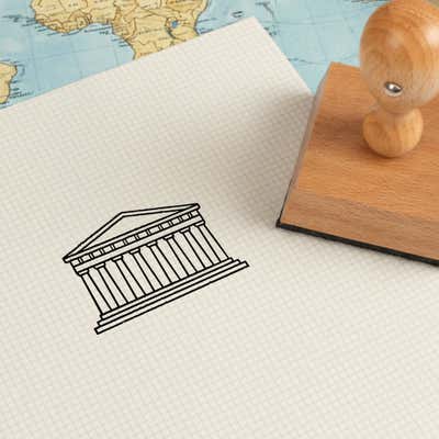 Parthenon Craft Stamp - alternate view
