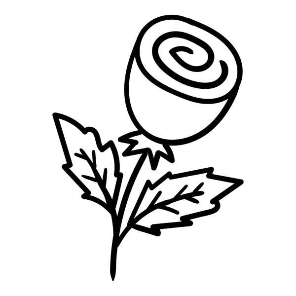 Valentine Rose Craft Stamp