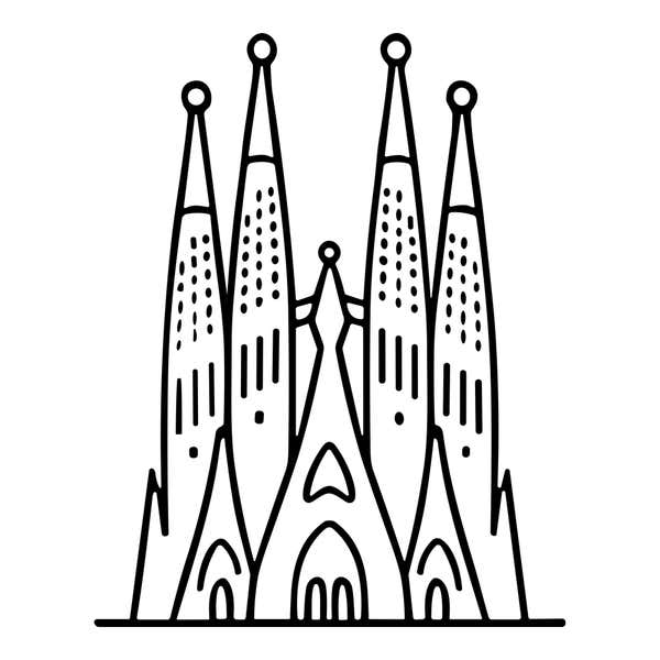Sagrada Familia Craft Stamp