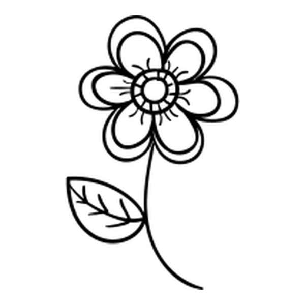 Blooming Spring Flower Craft Stamp