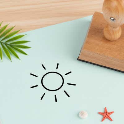 Sun Craft Stamp - alternate view