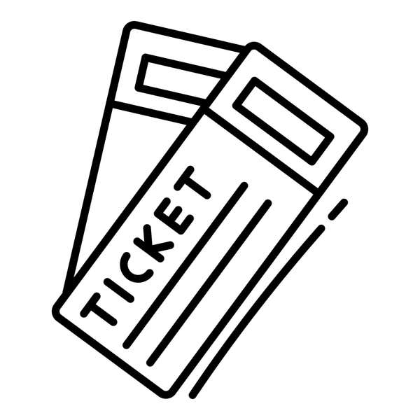 Travel Tickets Craft Stamp
