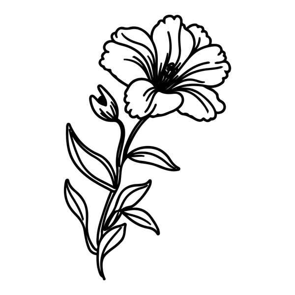 Ruffled Bloom and Bud Craft Stamp