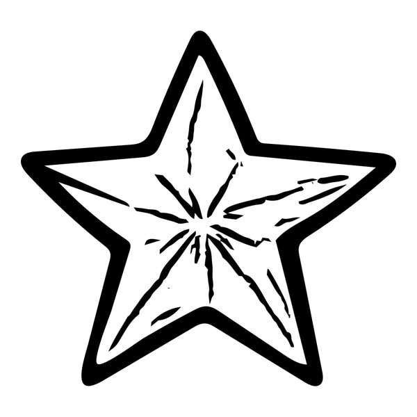 Guiding Christmas Star Craft Stamp