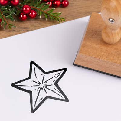 Guiding Christmas Star Craft Stamp - alternate view
