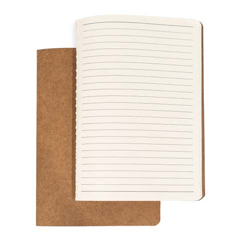 Kraft Lined Journal