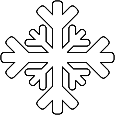 Snow Weather Journal Stamp