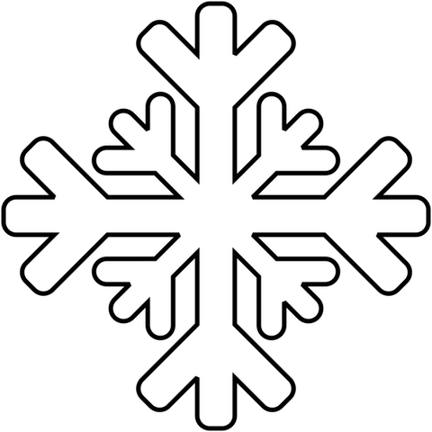 Snow Weather Journal Stamp