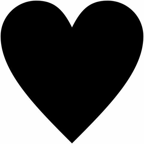 Solid Heart Stamp