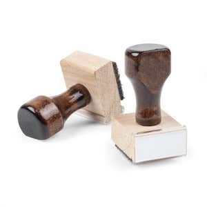 Traditional 1" x 1" Hand Stamp body
