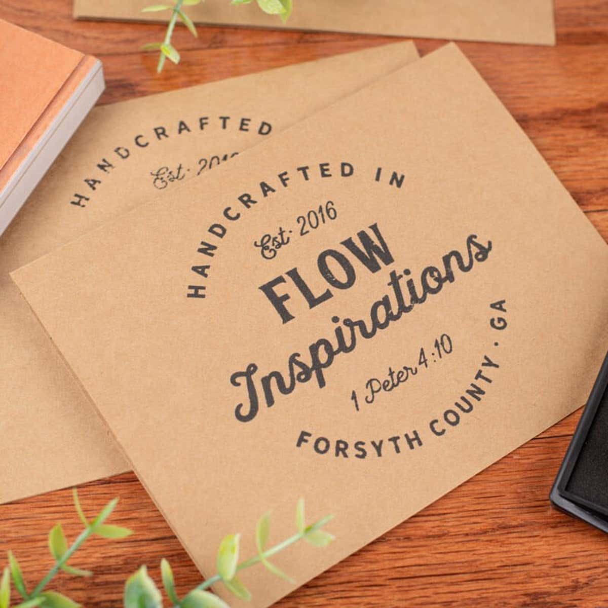Personalized stamp impression for small Business
