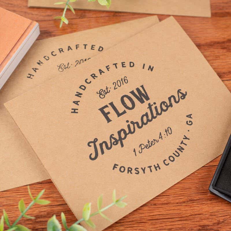 Personalized stamp impression for small Business