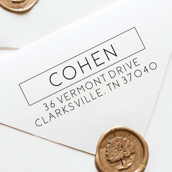 Cohen Address Stamp