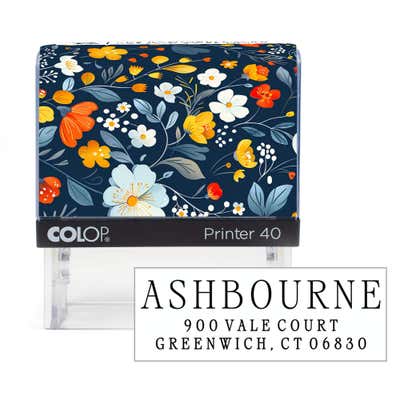 Personalized Address Stamp - Choose From 4 Custom Looks - alternate view