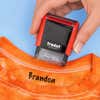 Example of the Trodat 4911 Clothing Name Stamp