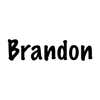 impression font example in black ink
