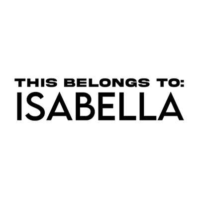 Serif 3 Line Clothing Stamp