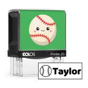 Baseball Clothing Name Stamp