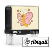 Butterfly Clothing Name Stamp