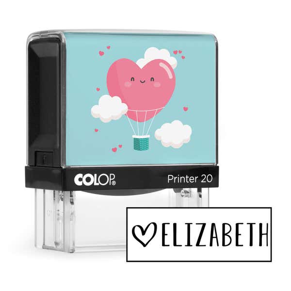 Heart Clothing Name Stamp