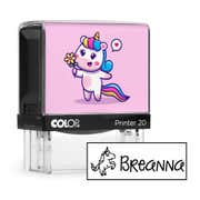 Unicorn Clothing Name Stamp