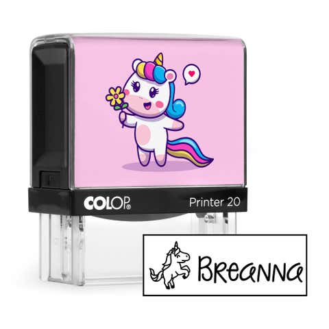 Unicorn Clothing Name Stamp