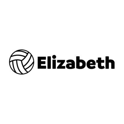 Volleyball Clothing Name Stamp - alternate view