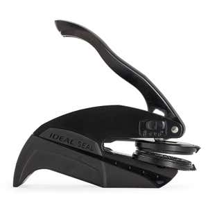 Side view of the Williams Monogram Round Return Address Embosser